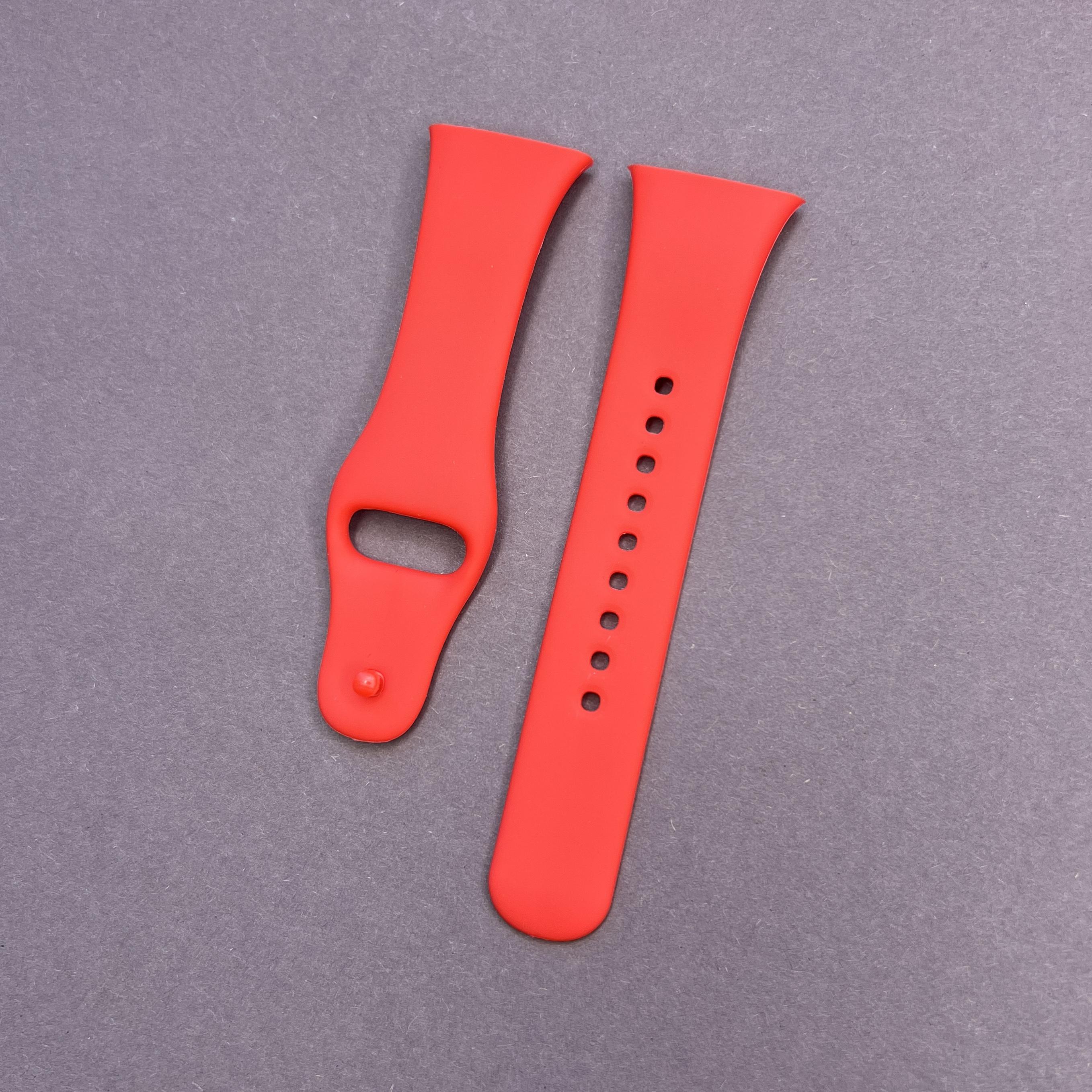 Ремешок силиконовый для Xiaomi Redmi Watch 3 на кнопке браслет Красный (507321) - фото 1 Ремешок силиконовый для Xiaomi Redmi Watch 3 на кнопке браслет Красный (507321) - фото 1