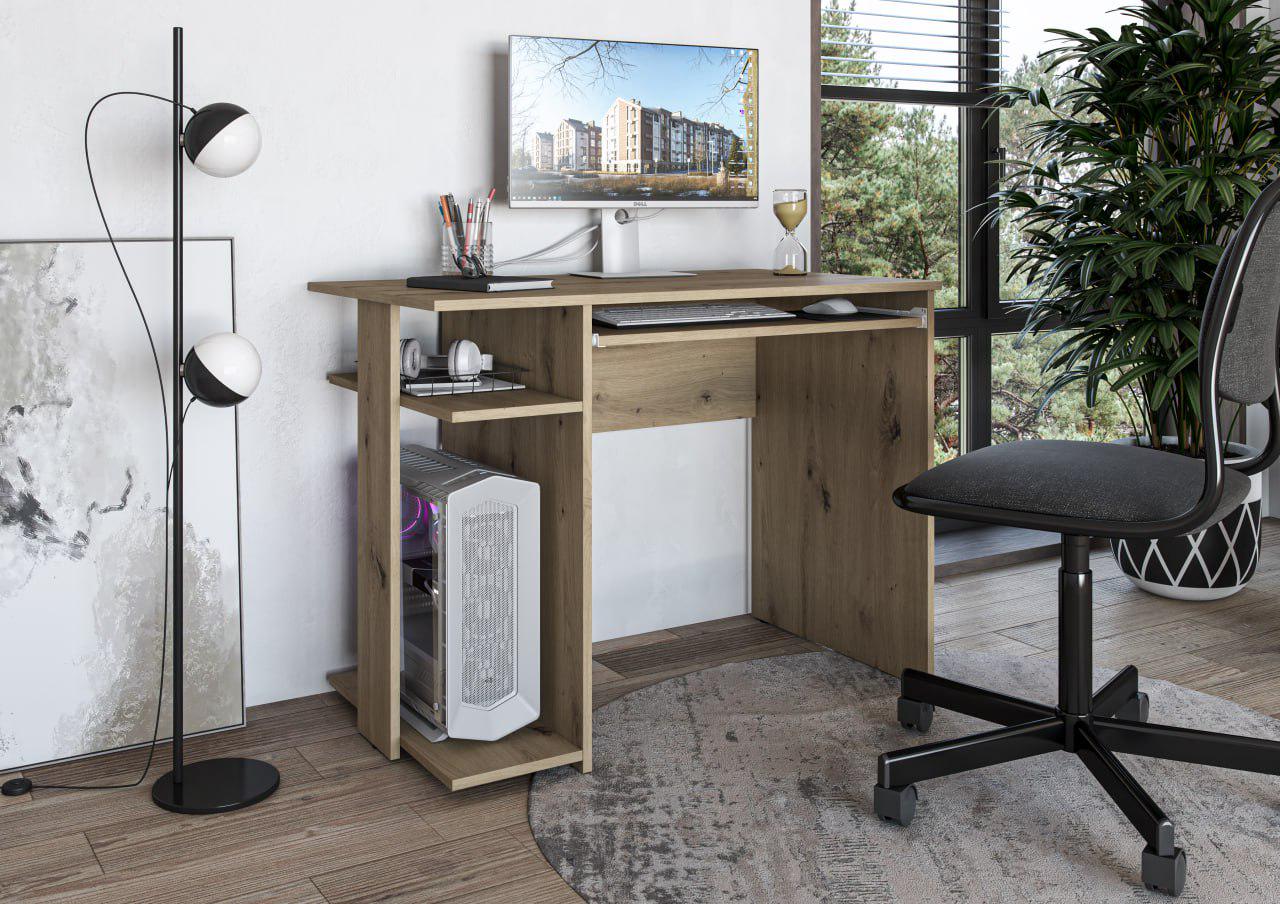 Стол письменный/компьютерный Win Мебель Чикаго Дуб Артизан (27766369)