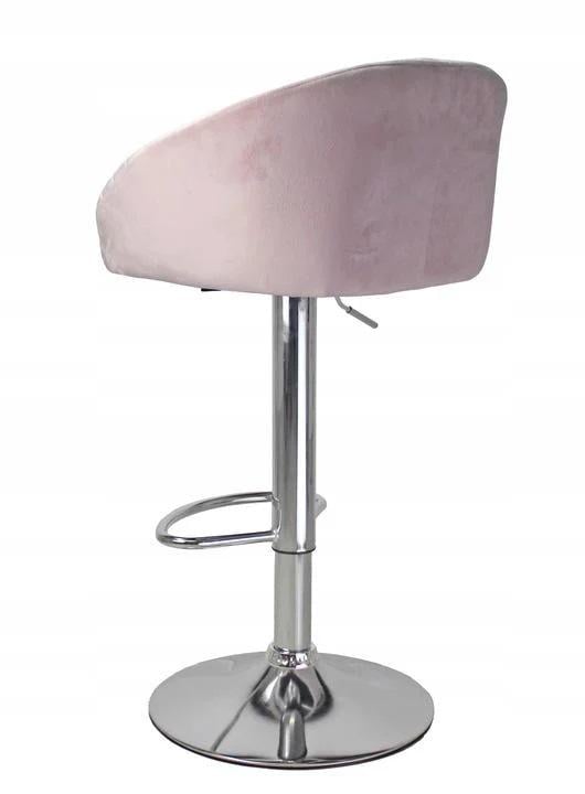 Барний стілець JS Stillo Рожевий - фото 4