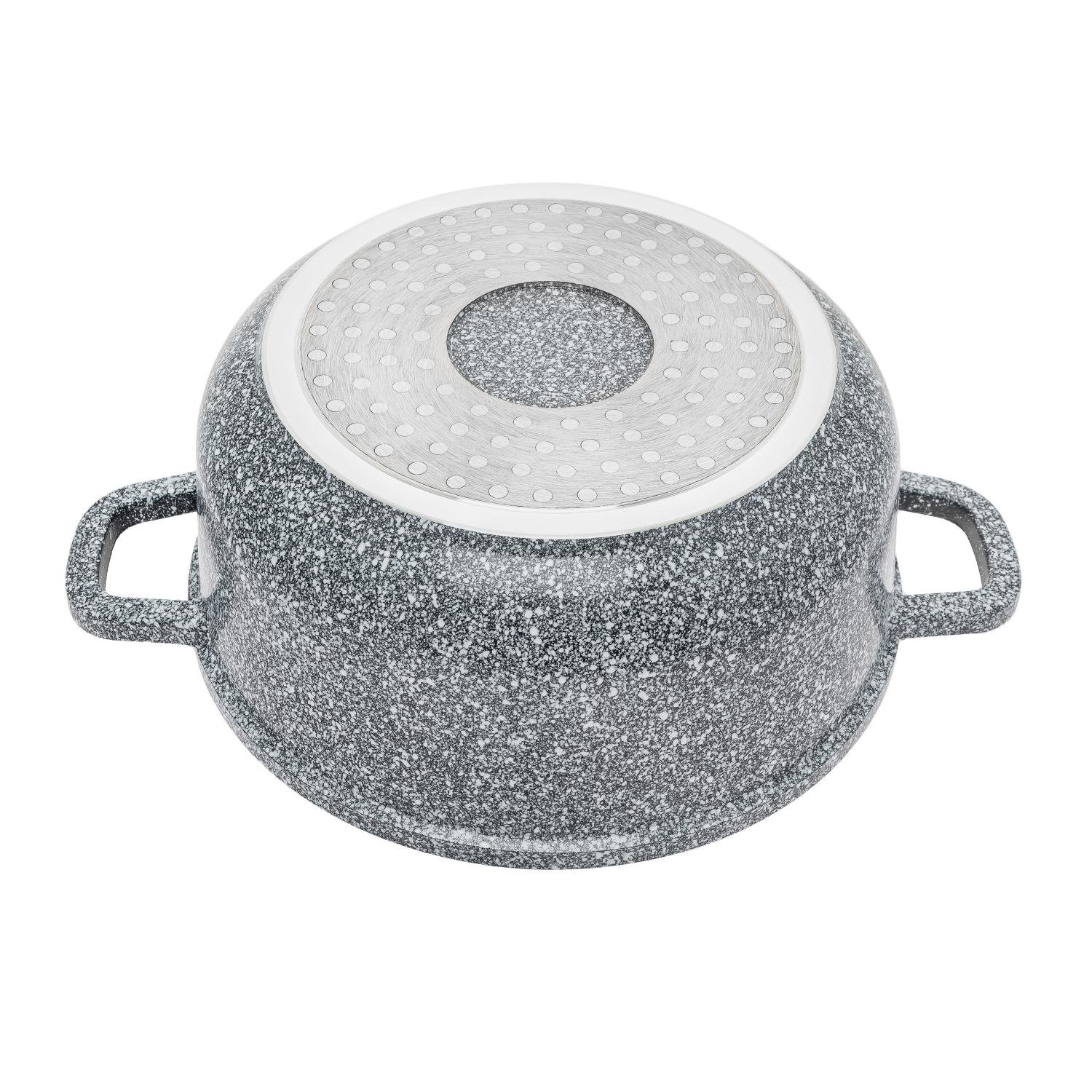 Набір каструль Zauberg 3020/22/24-SN 3 пр. з мармуровим покриттям 3 пр. 2,3/3,2/4,5 л (87702) - фото 3