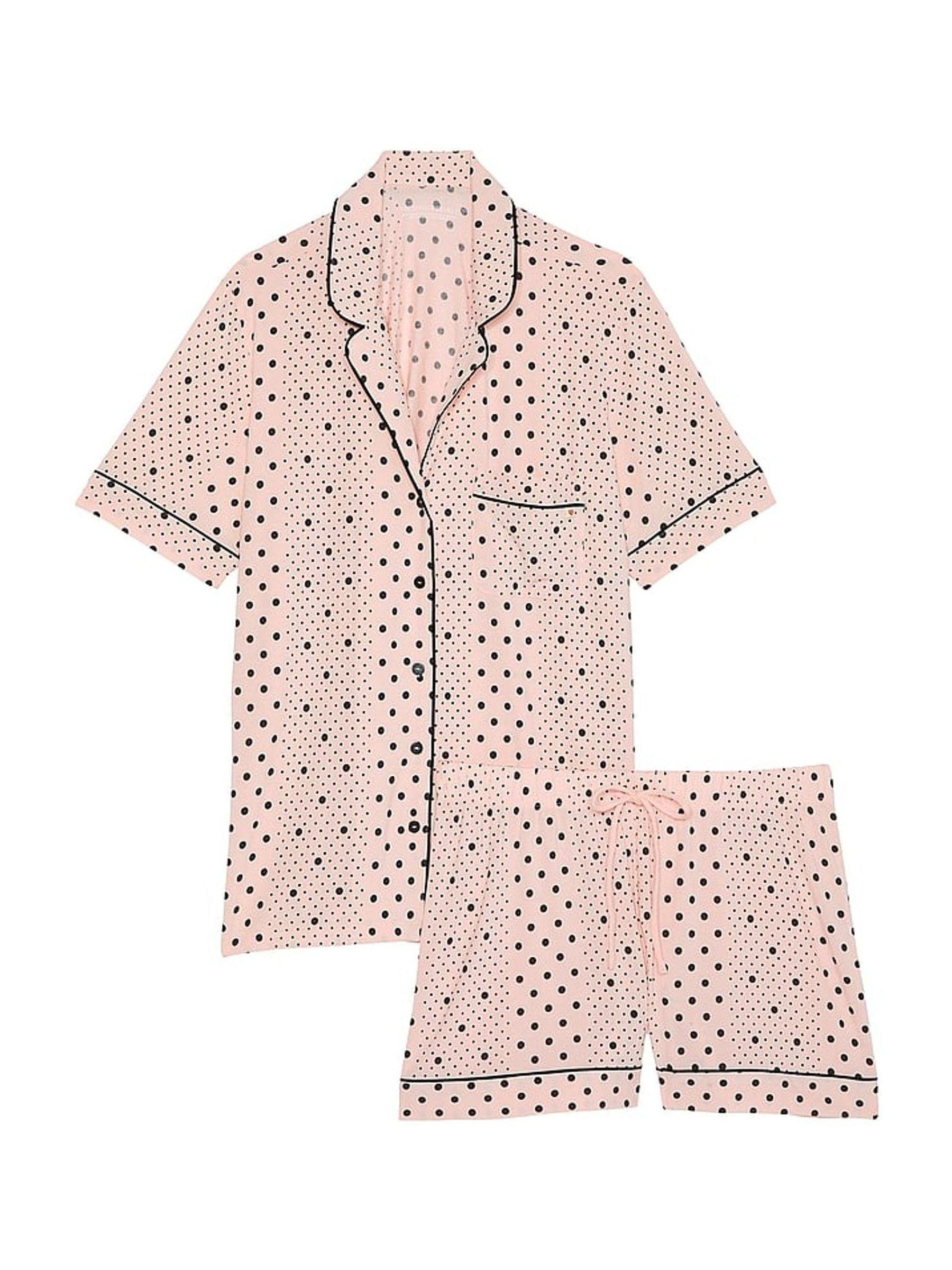Піжама модал сорочка/шорти Victoria's Secret Modal Soft Short Pajama Set Pink Dot S Рожевий (26811536D) - фото 3 Піжама модал сорочка/шорти Victoria's Secret Modal Soft Short Pajama Set Pink Dot S Рожевий (26811536D) - фото 3