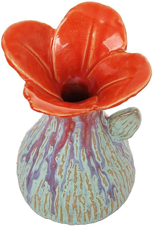 Ваза керамическая декоративная Flower Ø 19х14,5 см Ваза керамическая декоративная Flower Ø 19х14,5 см