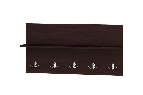 Вешалка на стену Эверест Соната-800 80х20х40 см Венге темный (ЕВ20236)