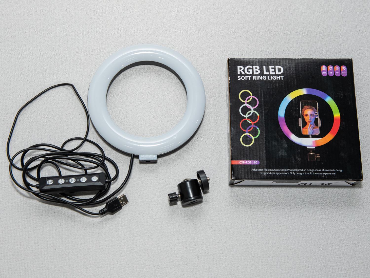 Кольцевая лампа RGB без штатива 15 см (SL-6RGB) - фото 4 Кольцевая лампа RGB без штатива 15 см (SL-6RGB) - фото 4