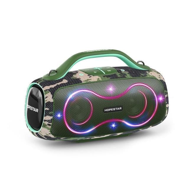 Портативная колонка Bluetooth Hopestar Party 168 Camouflage Зеленый