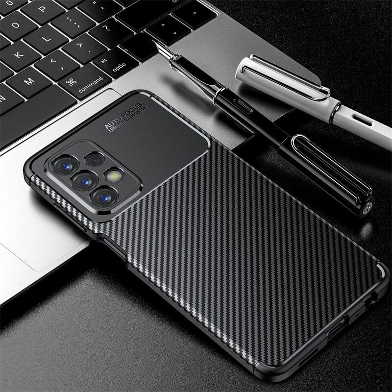 Чехол накладка Autofocus Carbon Samsung Galaxy A23 A235 Black (29551-2B)