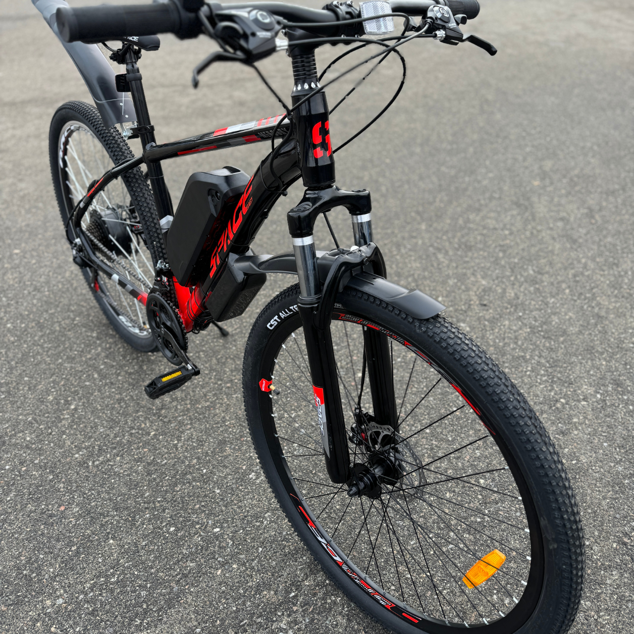 Велосипед с Е-комплектом 29" SPACE MERCURY Red 2025 48 В 500 Вт Bofang 21 Ah/до 85 км запас хода - фото 4 Велосипед с Е-комплектом 29" SPACE MERCURY Red 2025 48 В 500 Вт Bofang 21 Ah/до 85 км запас хода - фото 4