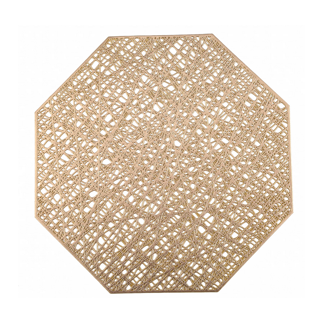 Салфетка сервировочная под горячее 2 шт. Золотистый (C003_gold) Салфетка сервировочная под горячее 2 шт. Золотистый (C003_gold)