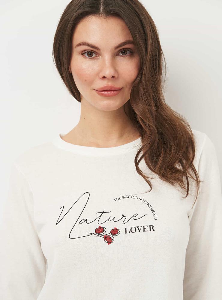 Піжама Carla Mara 4080-1010x01 жіноча XL Білий - фото 5 Піжама Carla Mara 4080-1010x01 жіноча XL Білий - фото 5