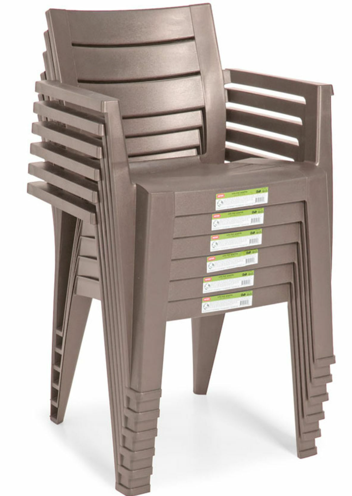 Стілець садовий Keter Julie Dining Chair Капучино (247106) - фото 6