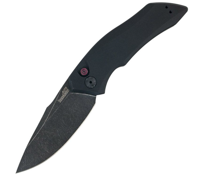 Ніж складаний пружинний Kershaw Launch Auto 1 Blackwash Чорний (7100BW)