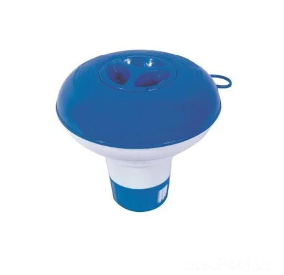 Дозатор для хімії BW для таблеток MINI хлор пластиковий Блакитно-білий (132-9-58210)