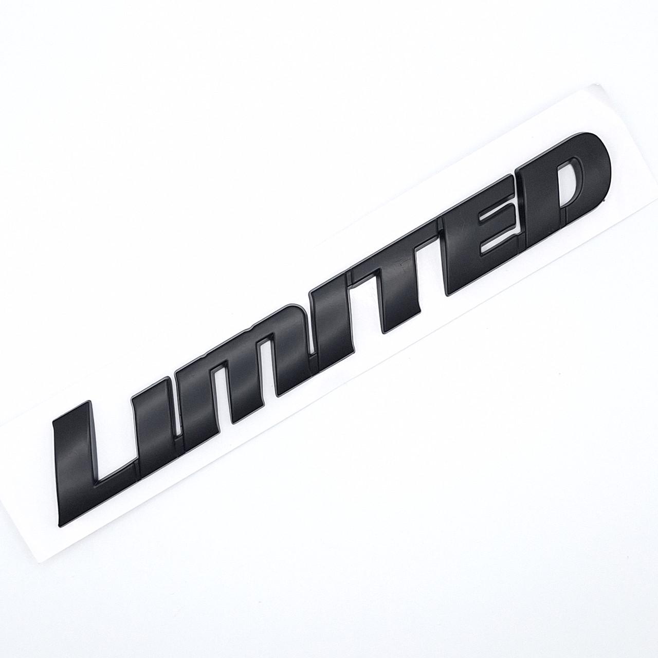 Эмблема Limited Toyota ABS 14,5х2,1 см Черный матовый (2173528967)
