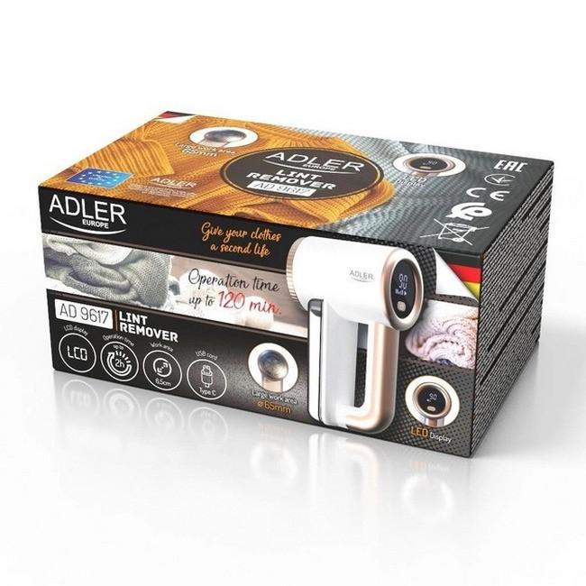 Машинка для удаления катышек Adler AD 9617 LCD White (iz14780) - фото 9