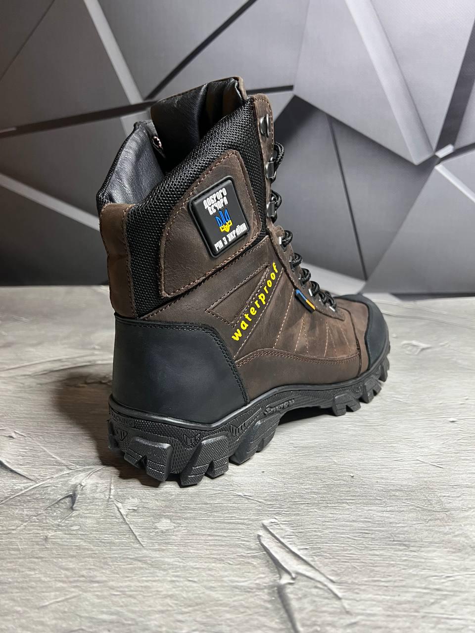 Берці зимові чоловічі з хутром р. 45 Brown - фото 7 Берці зимові чоловічі з хутром р. 45 Brown - фото 7