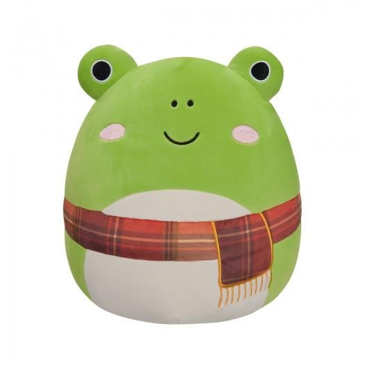 Мягкая игрушка Squishmallows Лягушка Венди в шарфе 30 см