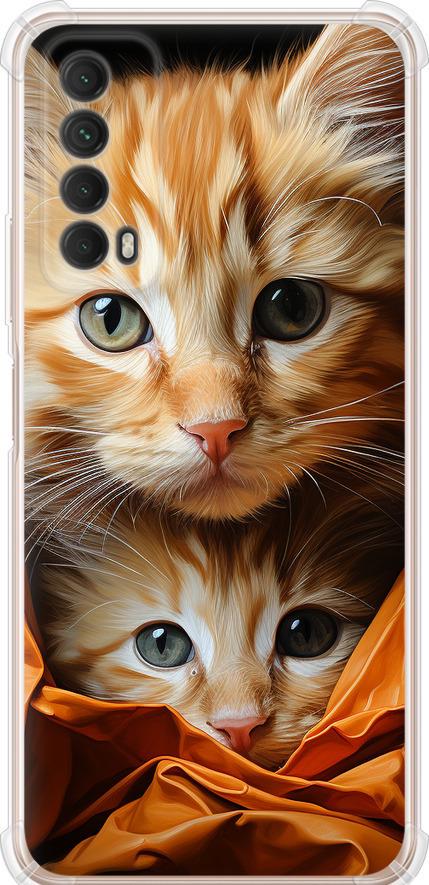 Чохол на Huawei P Smart 2021 Котики 2 (5664sp-2100-42517)