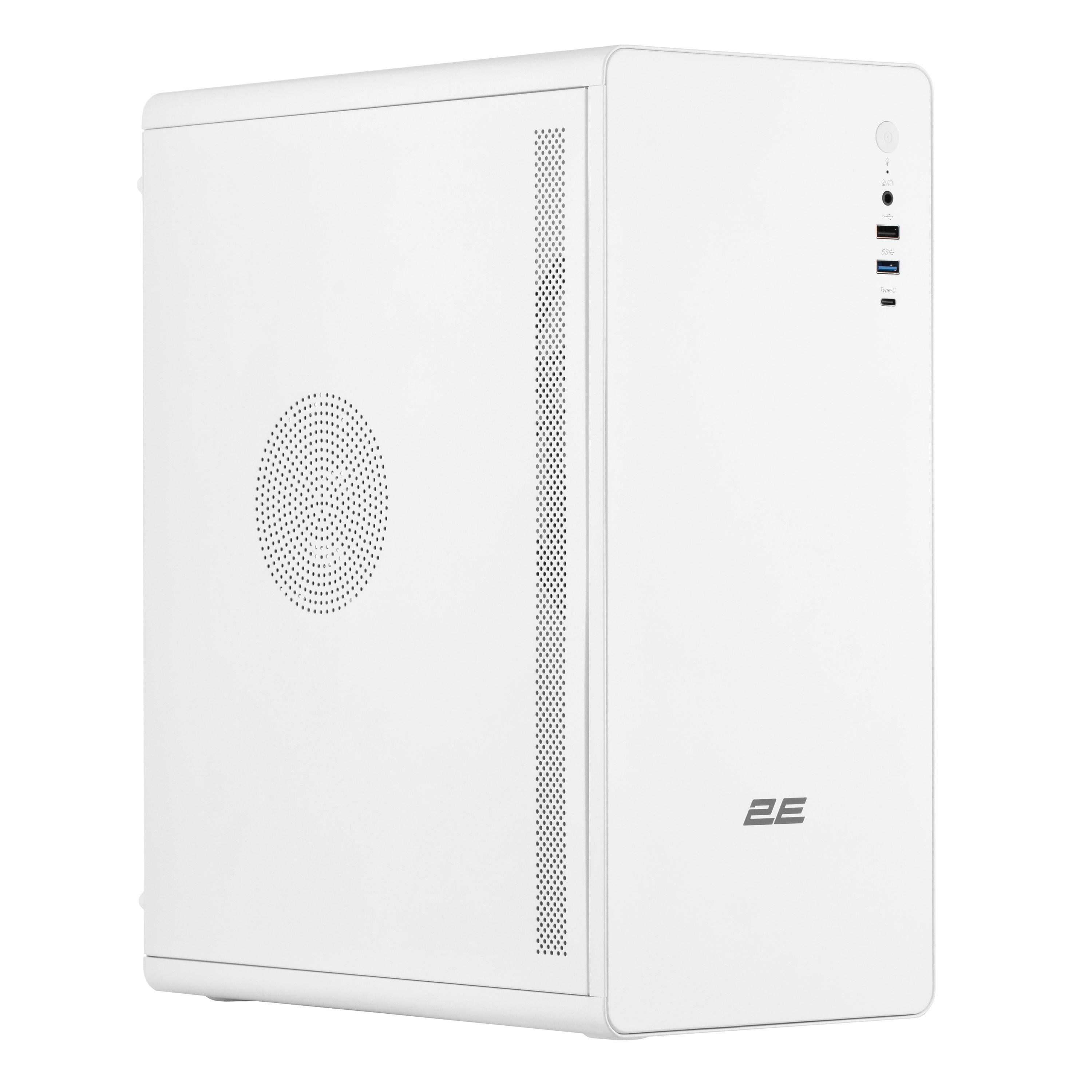 Корпус для компьютера 2E Credo V500W Mid Tower mini-ITX/micro-ATX no PSU Белый (2E-V500W)