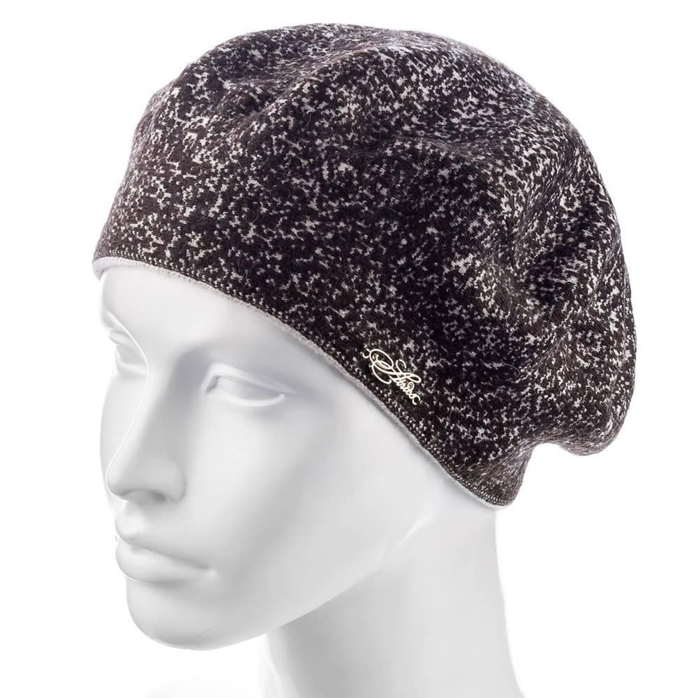 Берет женский Atrics WH415 р. 56-59 Коричневый/Белый (1663162822)