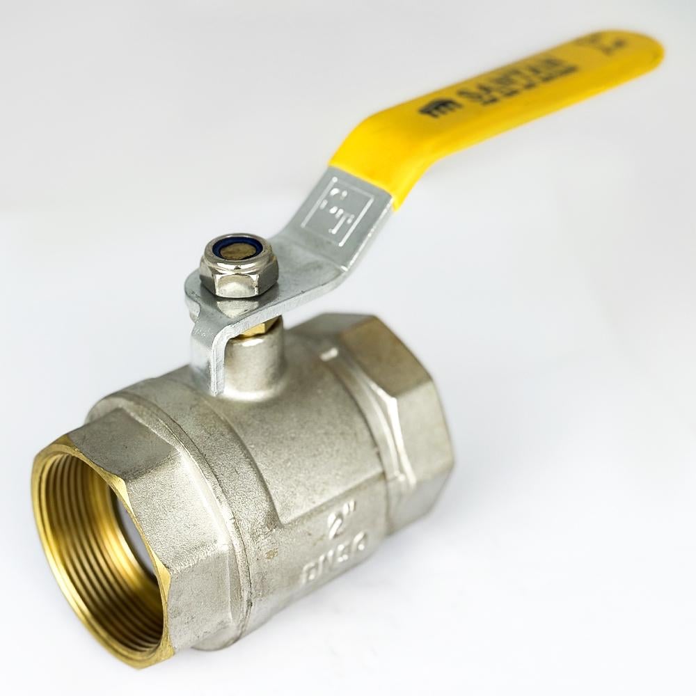 Кран шаровой для газа SANTAN 600 2" внутренний-внутренний Желтый (58308) - фото 2 Кран шаровой для газа SANTAN 600 2" внутренний-внутренний Желтый (58308) - фото 2