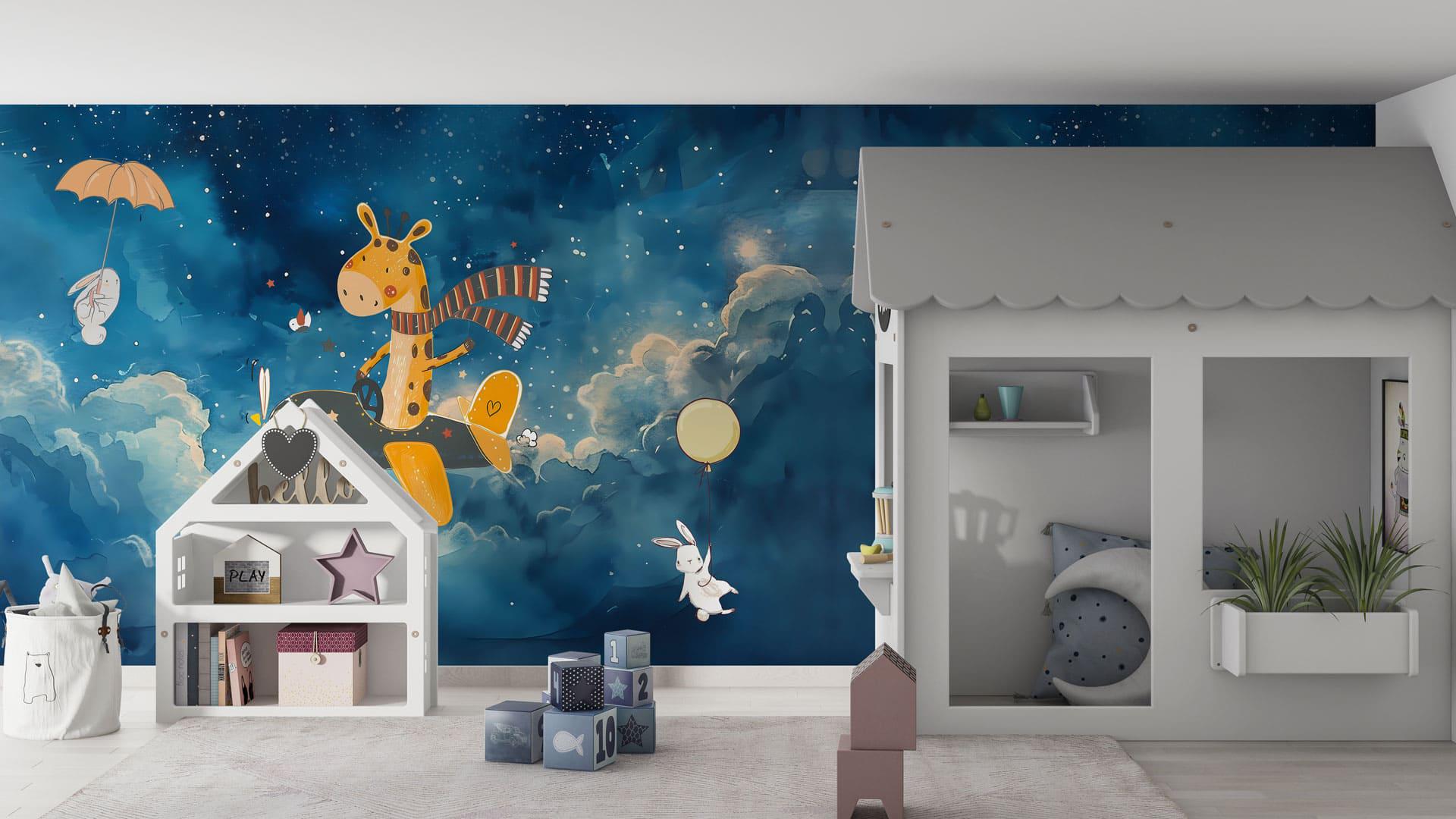 Фотообои флизелиновые Styleo Print-walls Полет в звездную ночь 0167-1 300х200 см (Pw-0167-1)