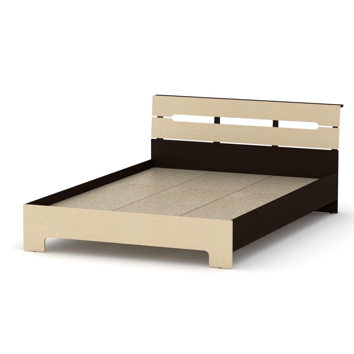 Кровать Компанит Стиль-160 160х200 см Венге комби (08106-04)