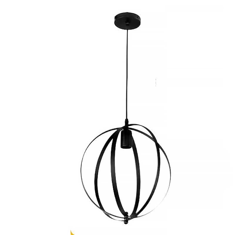 Светильник подвесной лофт Horoz Electric Newton-1 Е27 Черный