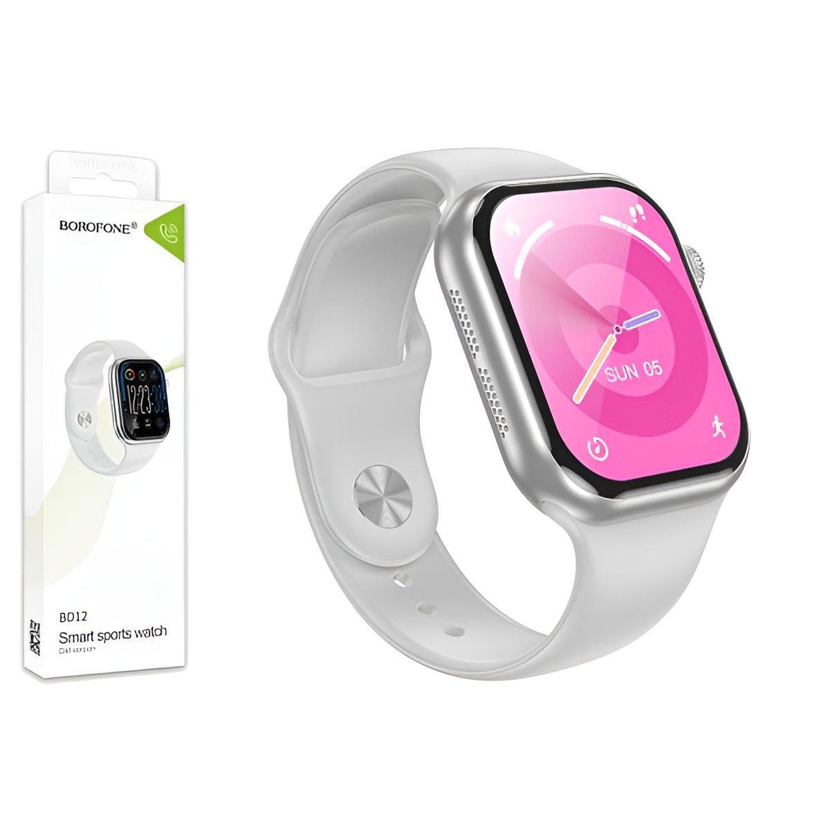 Смарт-годинник Borofone BD12 1,28" IPS-екран 270 мА·год крокомір і лічильник калорій Сірий (25417275)