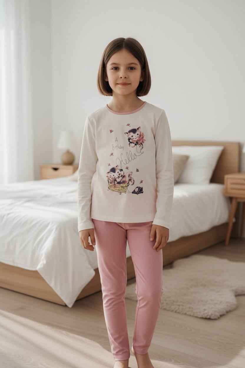 Пижама для девочки хлопковая BAYKAR Hello kitty р. 8 128-134 см 8-9 лет Светло-розовый (9300-248) Пижама для девочки хлопковая BAYKAR Hello kitty р. 8 128-134 см 8-9 лет Светло-розовый (9300-248)