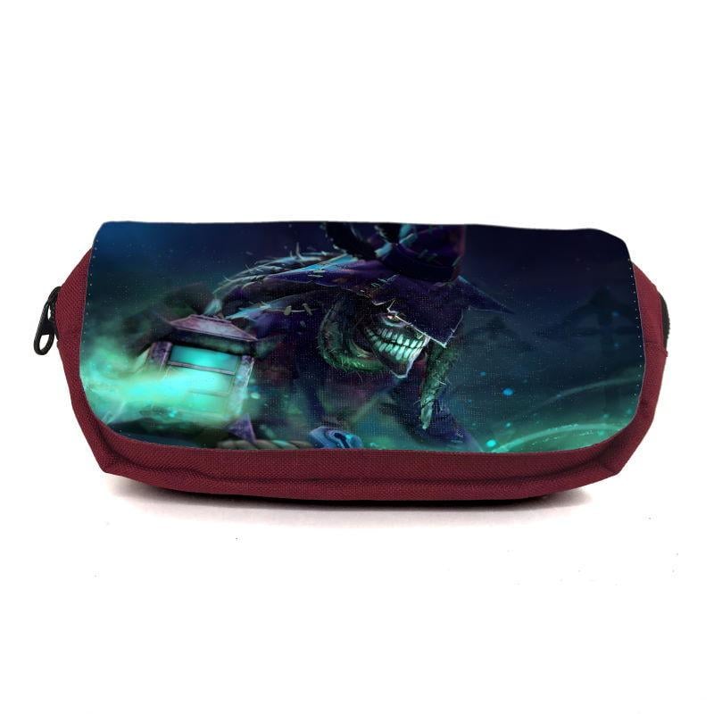 Пенал школьный DOTA-0022 Бордовый (1570289233)