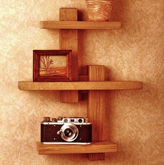 Полка для ванной из дерева Кельберг Сиена (ВНП/016305)