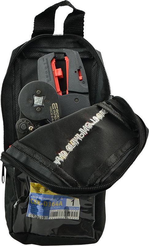 Набор инструментов АСКО-УКРЕМ C8K-D364A четырехгранный кримпер HSC8 45753 стриппер FS-D3 0,08-6 мм2 (A0170010160)