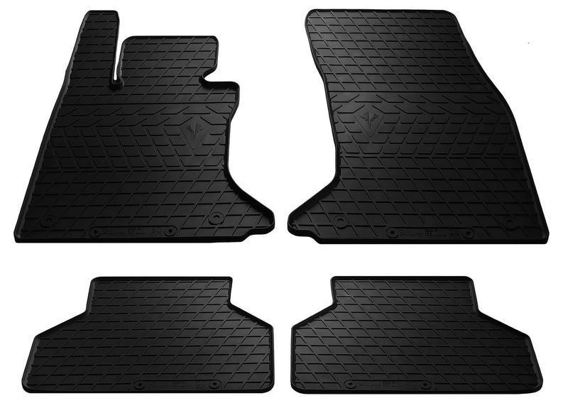 Коврики резиновые Stingray BMW 5 E60/E61 03- design 2016 4 шт. Черный (1027144)