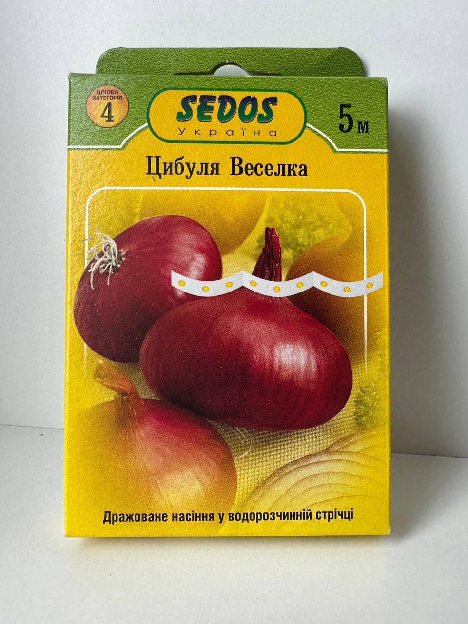 Насіння Цибуля ріпчаста SEDOS Веселка на стрічці 5 150 насінин (990) Насіння Цибуля ріпчаста SEDOS Веселка на стрічці 5 150 насінин (990)