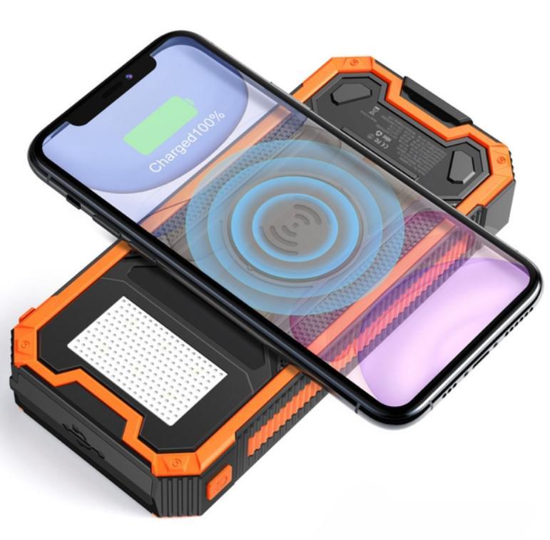 Повербанк автономный Solar 50000 мАч с подзарядкой от солнца и дополнительным LED-освещением (2104618804) - фото 11