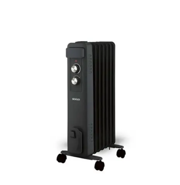 Обогреватель масляный SOGO SS-18455 1500 Вт Черный (SS-18455-BK)