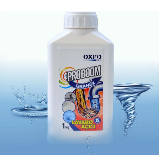 Очищувач для миття та зливу гранульований Okpak OXFO PRO PROBOOM 1 л (8683454001513) - фото 2 Очищувач для миття та зливу гранульований Okpak OXFO PRO PROBOOM 1 л (8683454001513) - фото 2