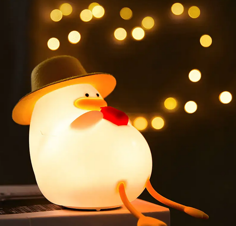 Нічник дитячий Качка силіконовий Білий (L-1921) - фото 11 Нічник дитячий Качка силіконовий Білий (L-1921) - фото 11