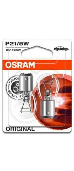 Автомобільна лампа розжарювання Osram OSR 7528-2BL P21/5W 21/5 Вт 12V 2 шт. (23560406)
