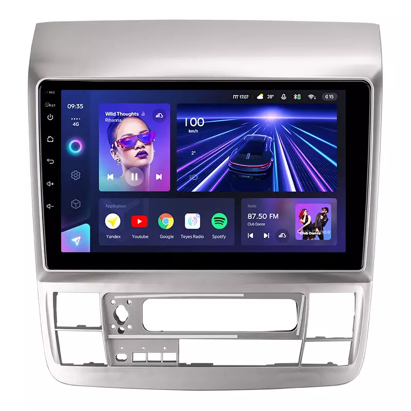 Автомагнитола штатная Teyes CC3 360° для Toyota Alphard 1 H10 2002-2008 Android