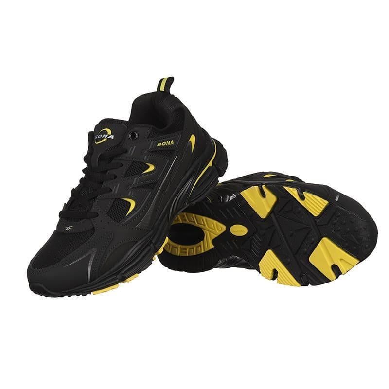 Кроссовки женские Bona 972S-2 с комбинированных материалов р. 41 Черный (20293) - фото 4