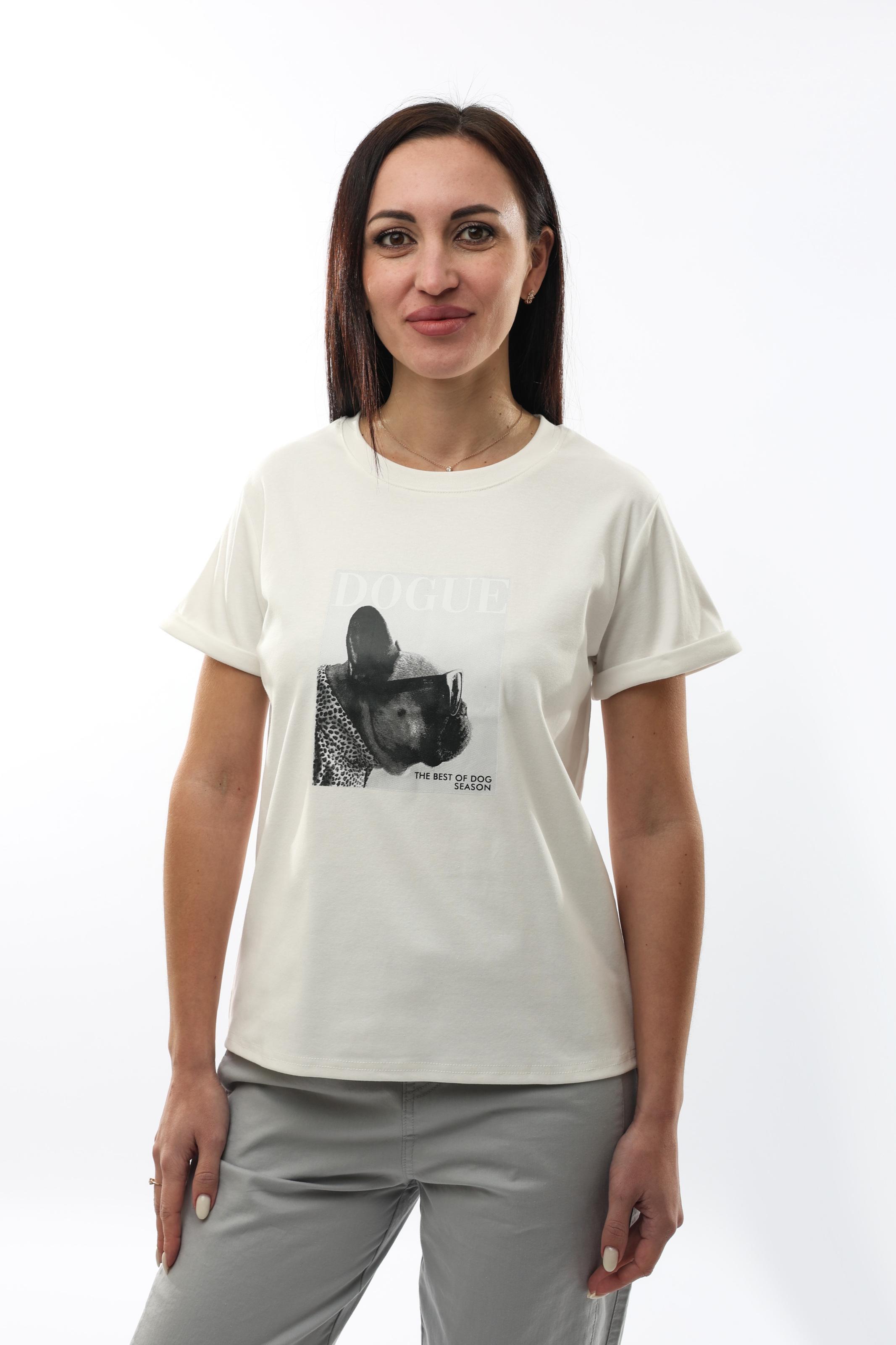 Футболка женская est. 1991 S Белый (277707-S)