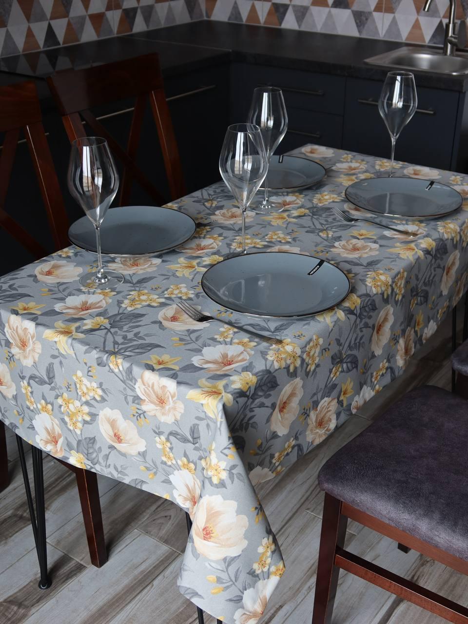 Скатертина водовідштовхувальна тефлонова прямокутна 100x170 см (30041-p1)