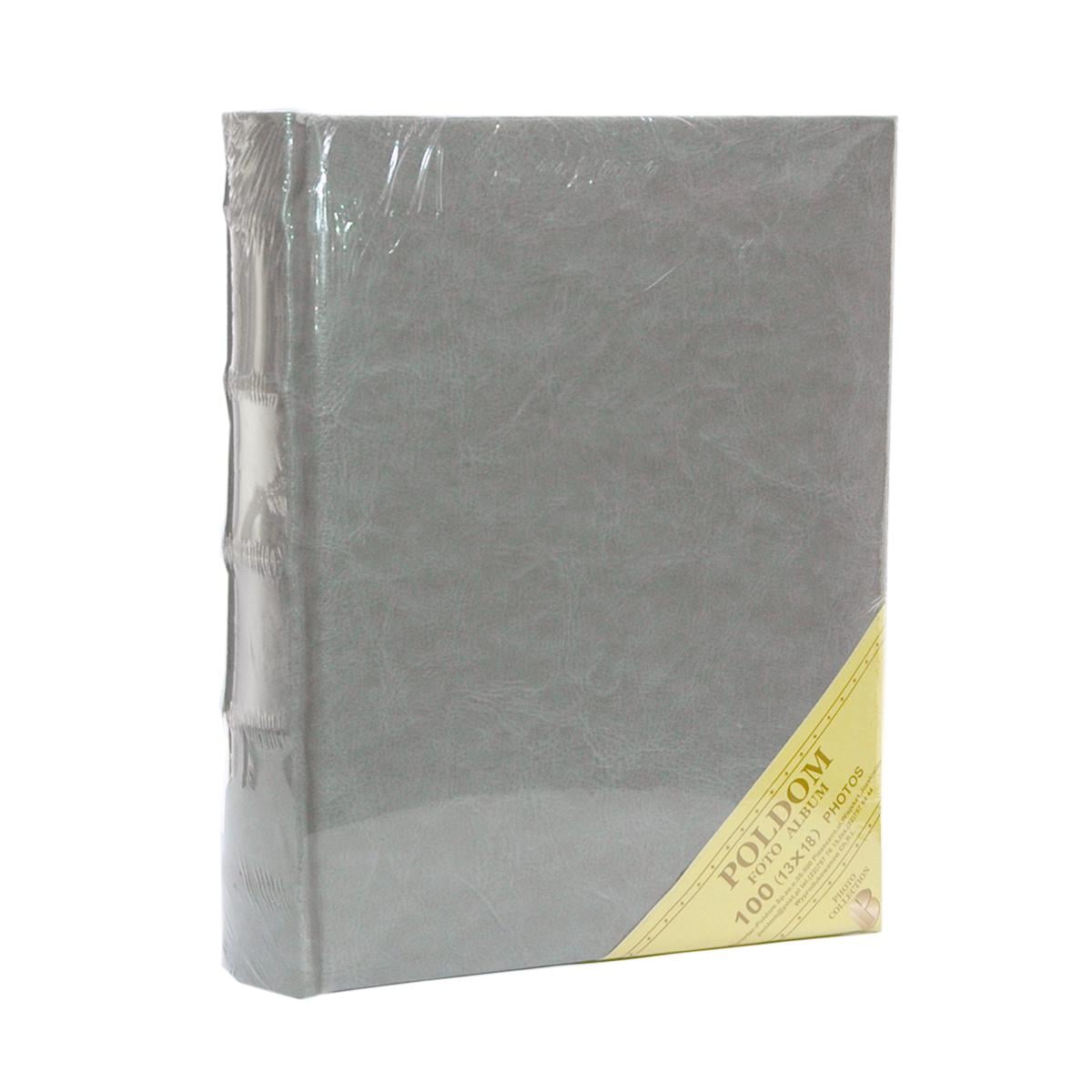 Фотоальбом Poldom BB-13x18/50/wh GR-Plain
