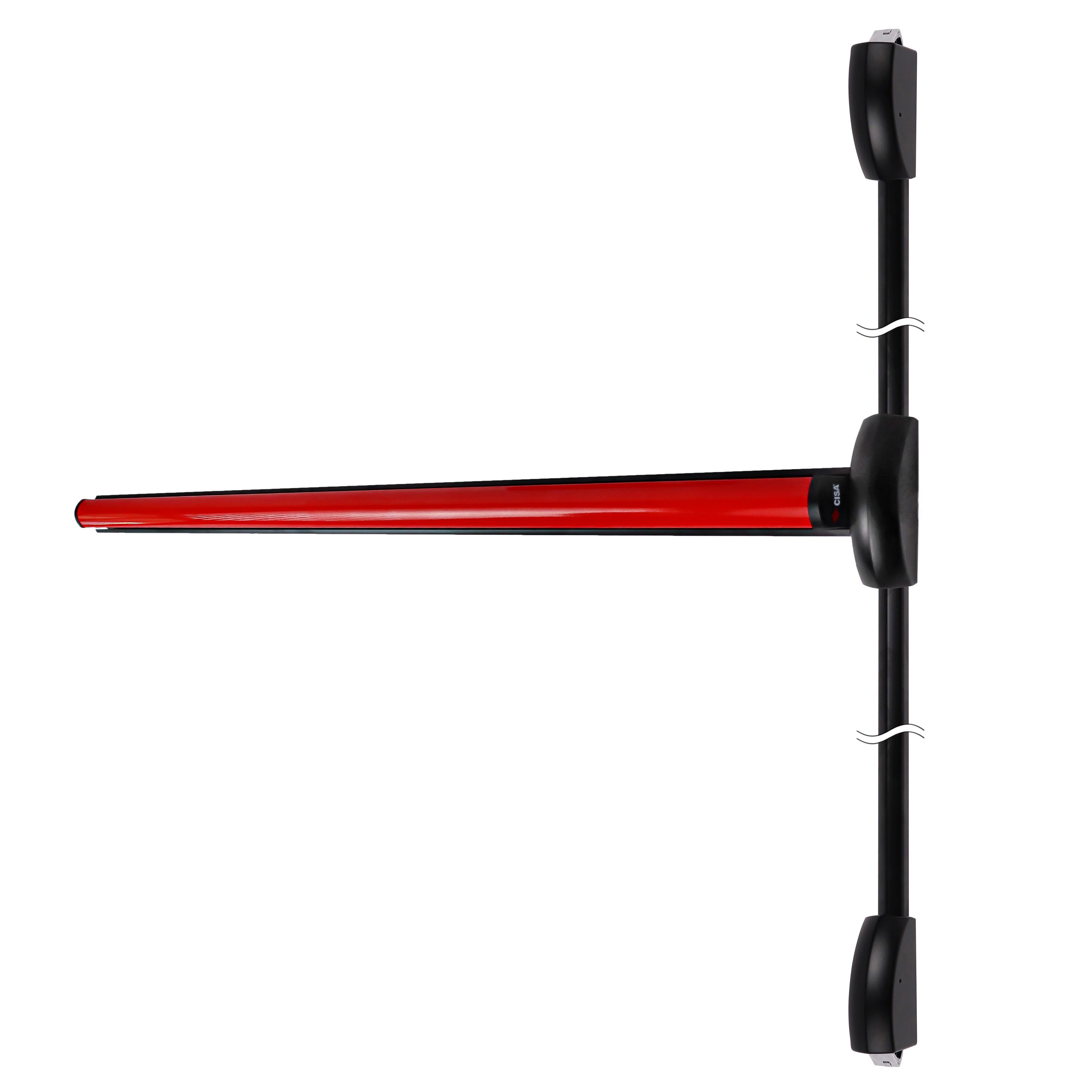 Антипаника накладная CISA Fast Touch 59811.10 модульная 2-точечная Красный/Черный