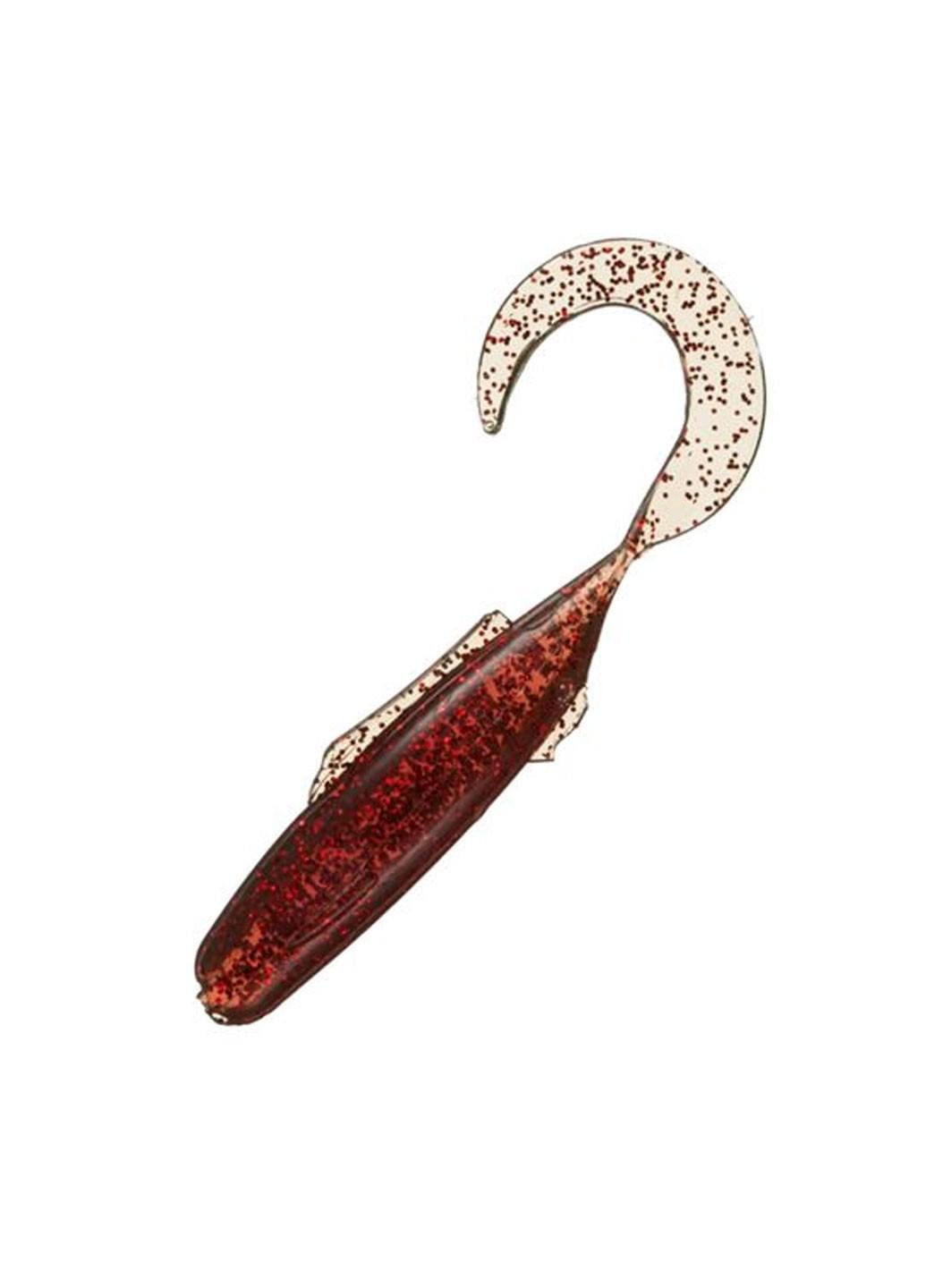 Віброхвіст Bass Pro Shops Walleye Angler Jiggin Minnow 7,5 см 12 шт. Motor Oil Red Flake (2027122)