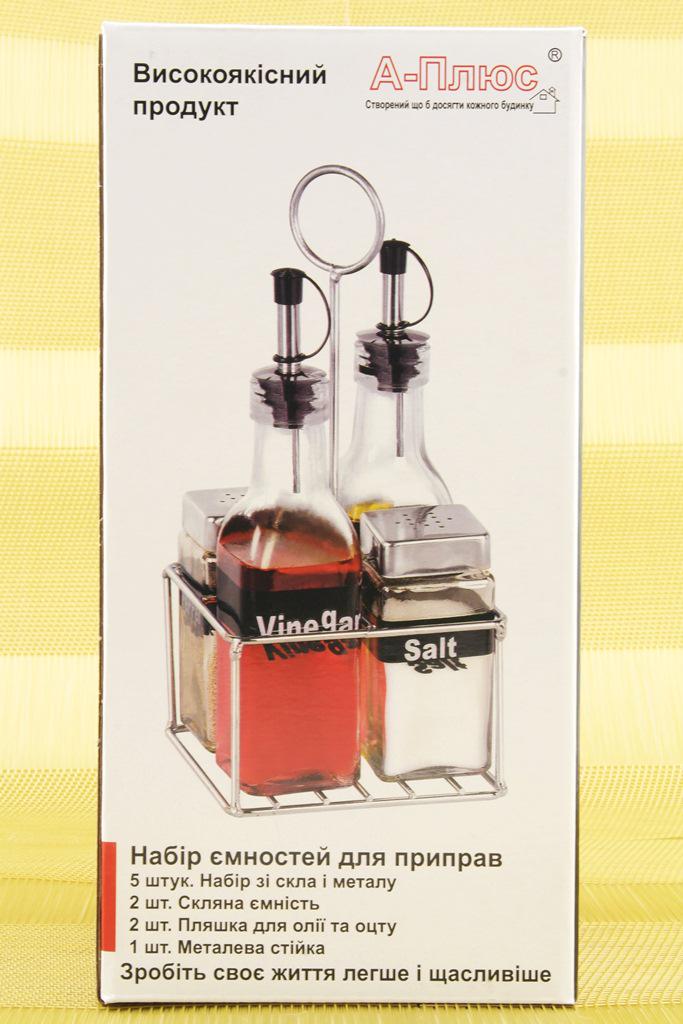 Набір для спецій A-Plus 1711 з підставкою (DR001392) - фото 3 Набір для спецій A-Plus 1711 з підставкою (DR001392) - фото 3