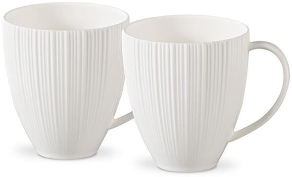 Набор кружек Fissman Elegance White 2 шт. 400 мл (10218770)