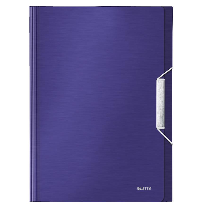 Папка Leitz Style на резинке А4 250 л. Синий титановый (3957-00-69)