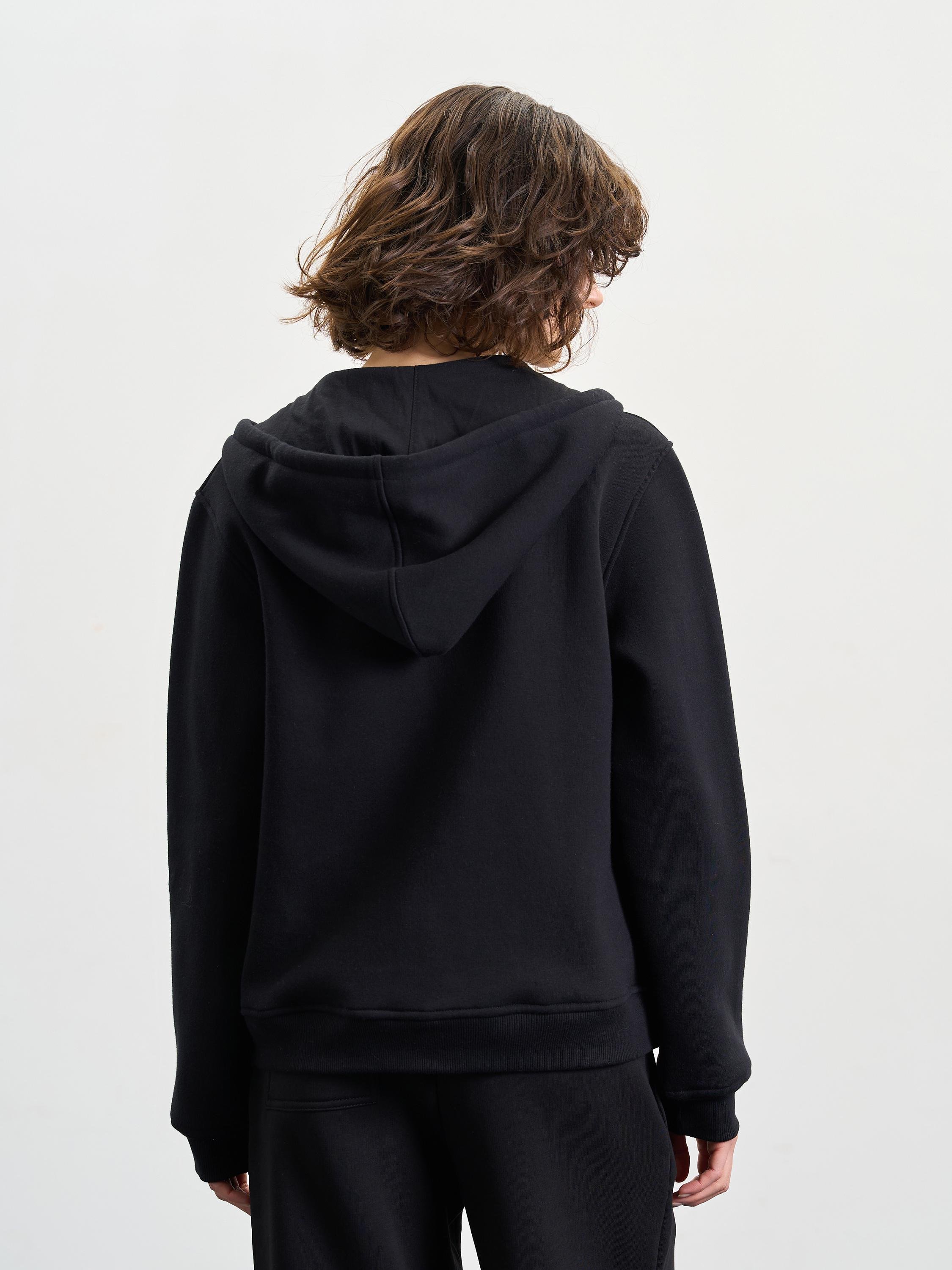 Зип-худи женское утепленное ROZA 240411 3XL Черный (4824005710292) - фото 3 Зип-худи женское утепленное ROZA 240411 3XL Черный (4824005710292) - фото 3